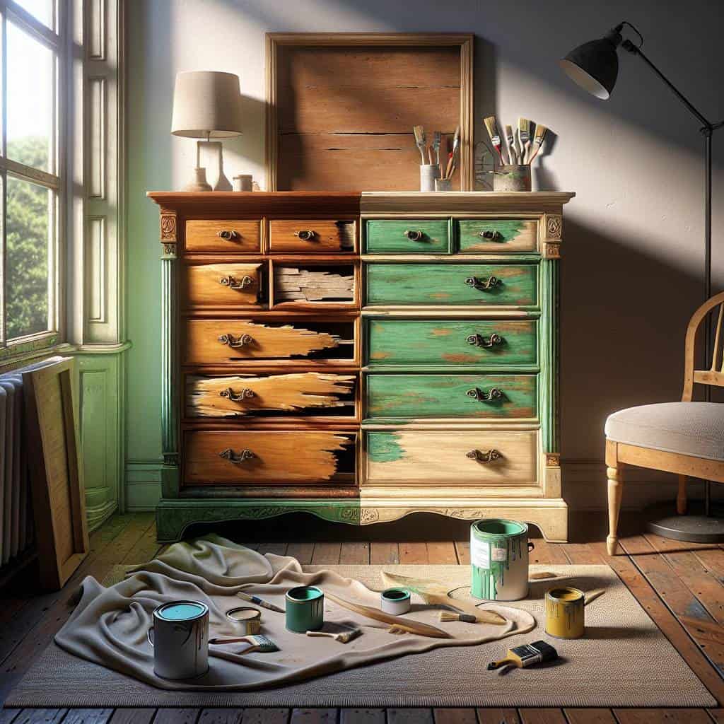 A guide to upcycling an old dresser.