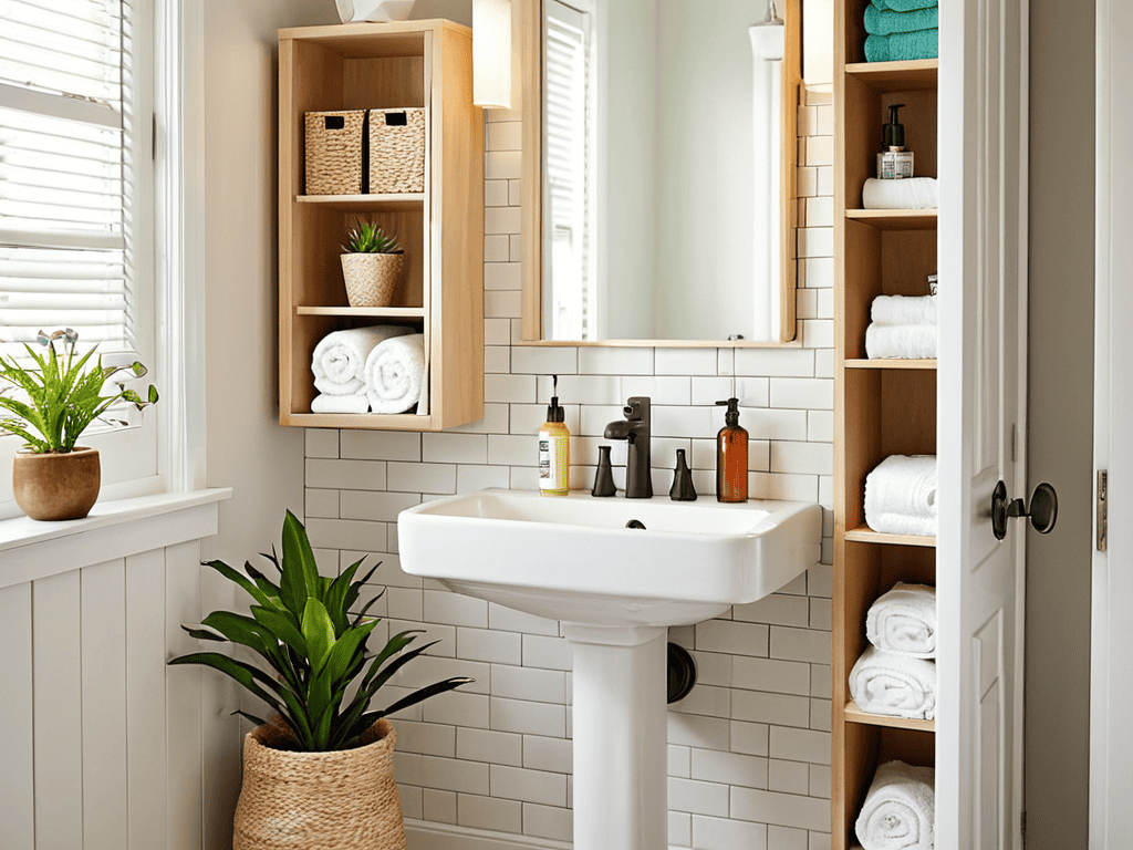No Space? No Problem! 10 Clever Storage Ideas for a Small Bathroom ...