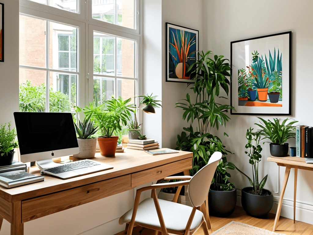 Harmonious Home Office setup