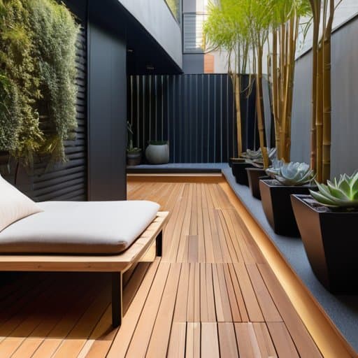 Wrapping It All Up: serene recycled courtyard