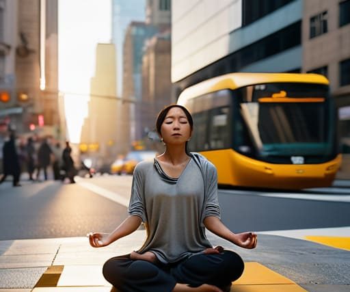 Cultivating Inner Stillness Amidst the Concrete Chaos: How to Start a Daily Meditation Practice to Turn Your Mind Into a Sanctuary